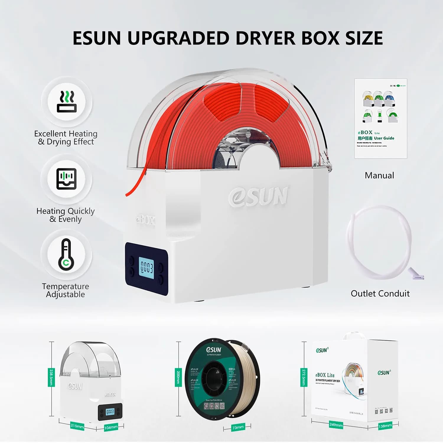 eBox Filament Dryer Lite 3